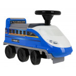 Detské odrážadlo vláčik 2v1 – parkovisko pre policajtov